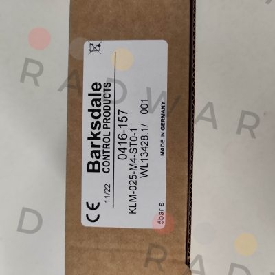 Barksdale-P/N: 0416-157, Type: KLM-025-M4-ST0-1 price