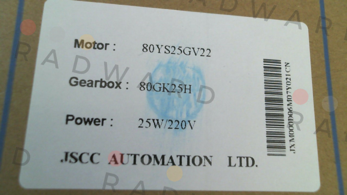 JSCC AUTOMATION CO., LTD.-80GK25H price