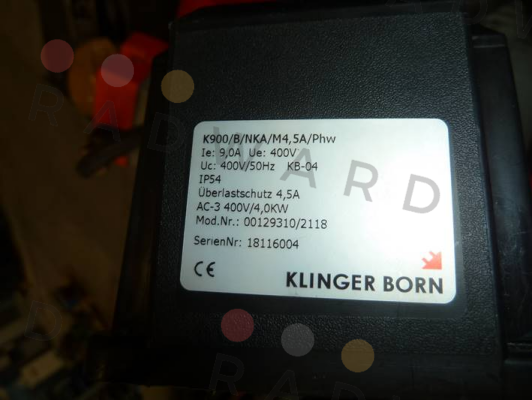 Klinger Born-0012.9310 price