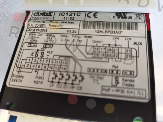 Dixell-IC121C-11102 Artikelnummer: 36798800265 - old code; IC121CX - new code price