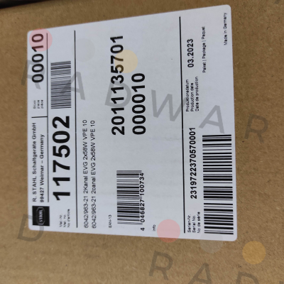 Stahl-PN: 117502 Type: 6042/963-21 price