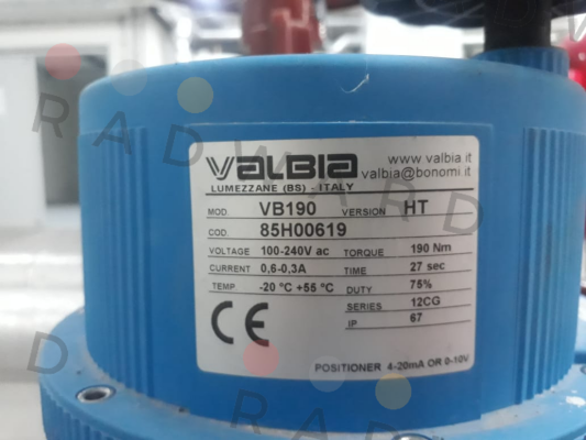 Valbia-VB190 HT, cod.85H00619 price