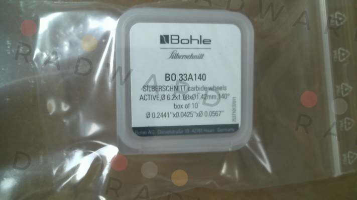 Bohle-BO 33A140 (pack x10) price