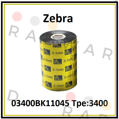 Zebra-PN:03400BK11045 Tpe:3400 price