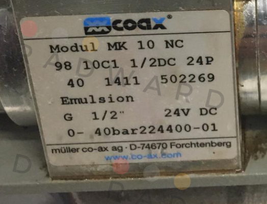 Coax-MK 10 NC (502269) price