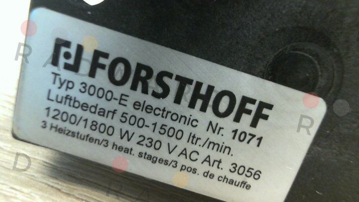 Forsthoff-1071 (Typ Typ 3000-E 230 V) price