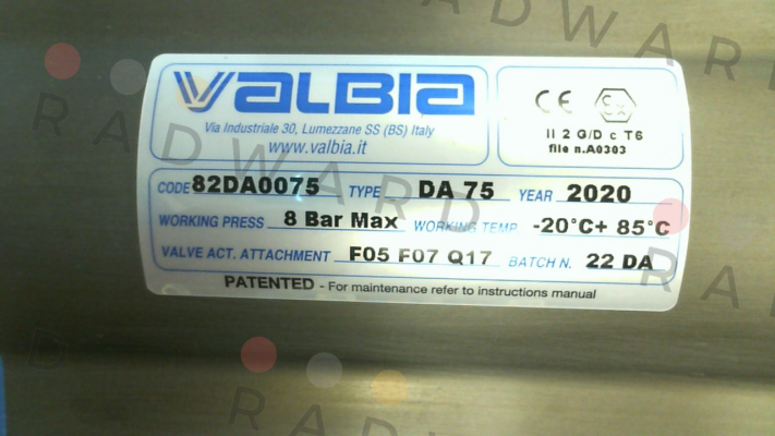 Valbia-DA75 price