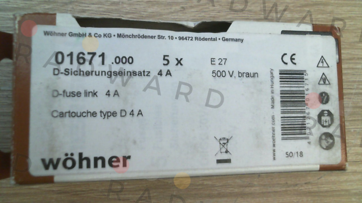 Wöhner-01671 (pack x5) price