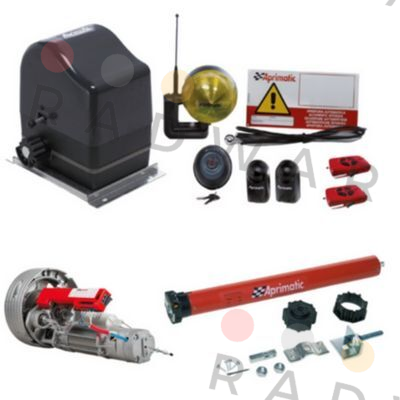 Aprimatic-ROHRMOTOR SET ROLLER KIT REVOLUX 230V WELLENDURCHMESSER 60MM MAX. GEWICHT 90KG SCHUTZGRAD IP44 EINSC  price