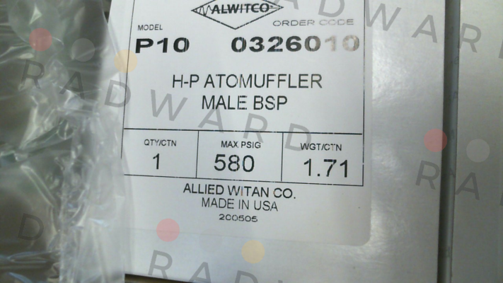 Alwitco-P10-580-0326010 price