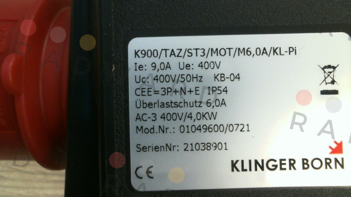 Klinger Born-K900/TAZ/ST3/Mot/M6,0A/KL-Pi/Phw (0104.9600) price