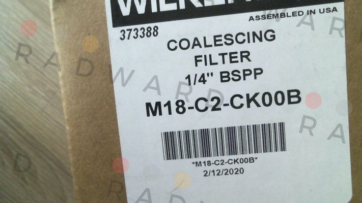 Wilkerson-M18-C2-CK00B price