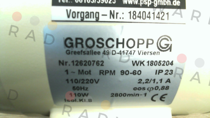 Groschopp-VE31-D-L-25-S i= 10:1, WK 1805204 price