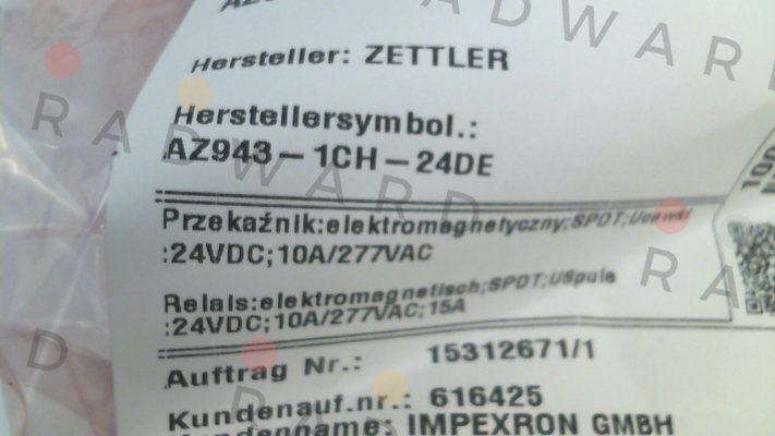 Zettler-AZ943-1CH-24DE price