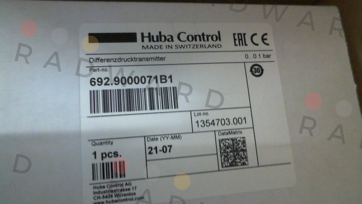 Huba Control-692.9000071B1 price