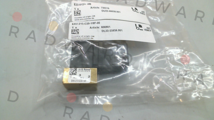 Avs Römer-P/N: 606901 Type: EAV-213-C30-1/8F-00 price