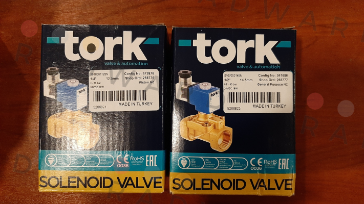 Tork-1/4" - 12 mm 24V DC 21,6 W 0,5- 40 Bar price