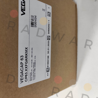 Vega-VEGACAP 63 / CP63.XXFGARKMX price