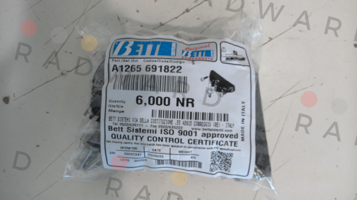 BETT SISTEMI-A1265691822 price