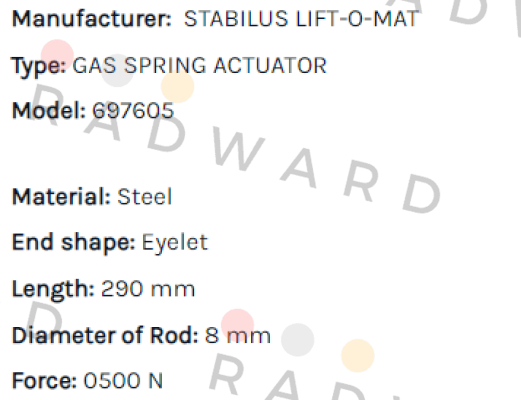 Stabilus-697605 price