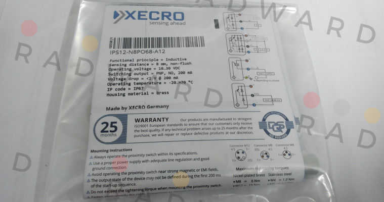 Xecro-IPS12-N8PO68-A12 price