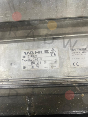 Vahle-0190074/00 / LSV7/60-4000HS price