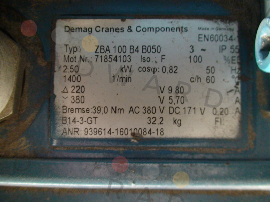 Demag-ZBA100 B4 B050 - 71854103  price