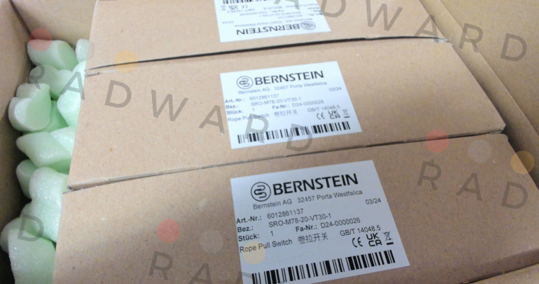 Bernstein-P/N: 6012861137, Type: SRO-M78-20-VT30-1 price