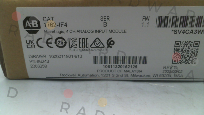 Allen Bradley (Rockwell)-1762-IF4 price