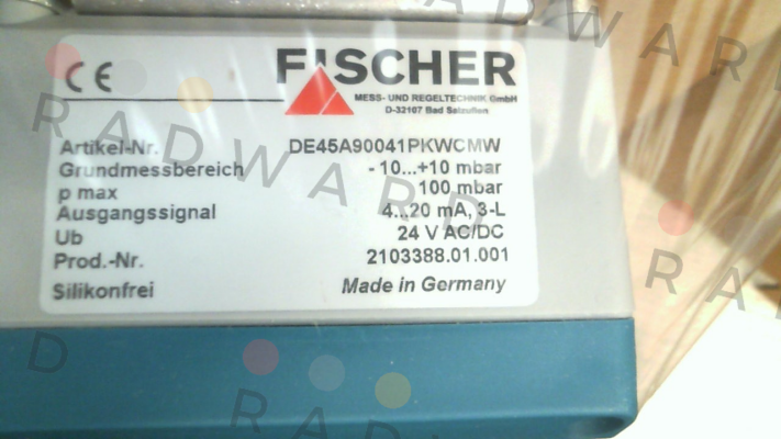 Fischer Mess Regeltechnik-Art. Nr.: DE45A90041PKWCMW price