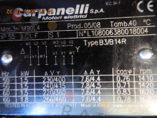 Carpanelli-Type B3/B14R price