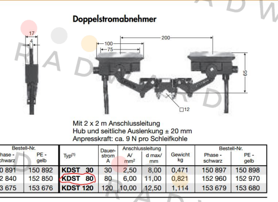 Vahle-SA-KDST80PH-2000 (0152960/00)  price