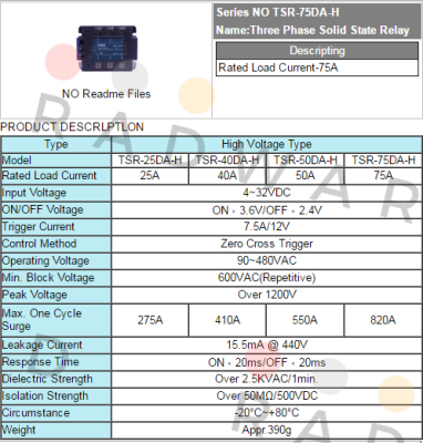 Fotek-TSR-75DA  price