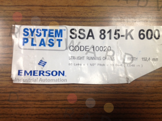 System Plast-SSA815-K600 price