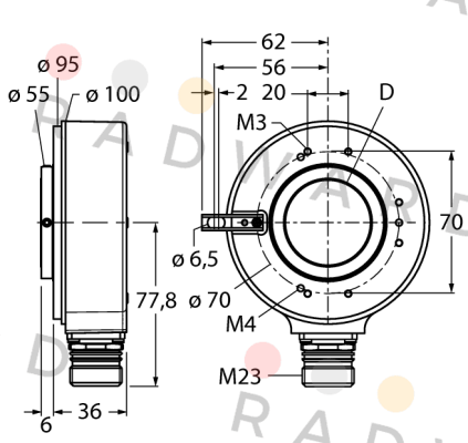 Turck-RI-42H30S4-2B2048-12M23 price