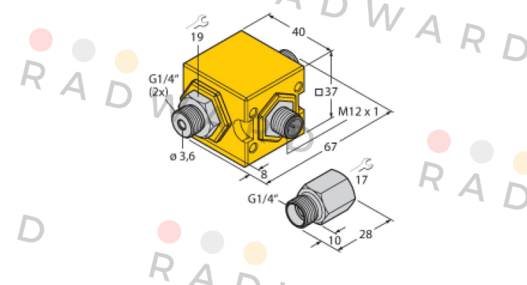 Turck-FCIC-G1/4A4P-PL-H1141/1.0 price