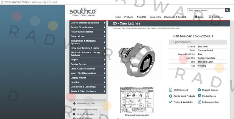 Southco-E5-6-222-UU1 (box)  price