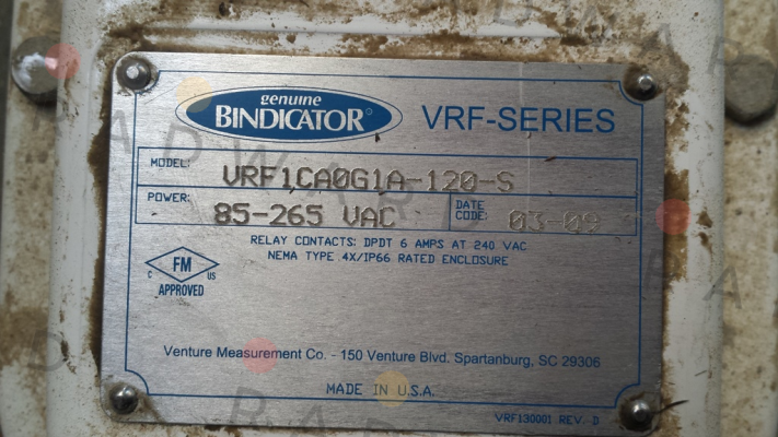 Bindicator-VRFII-SG-CX10B-108  price